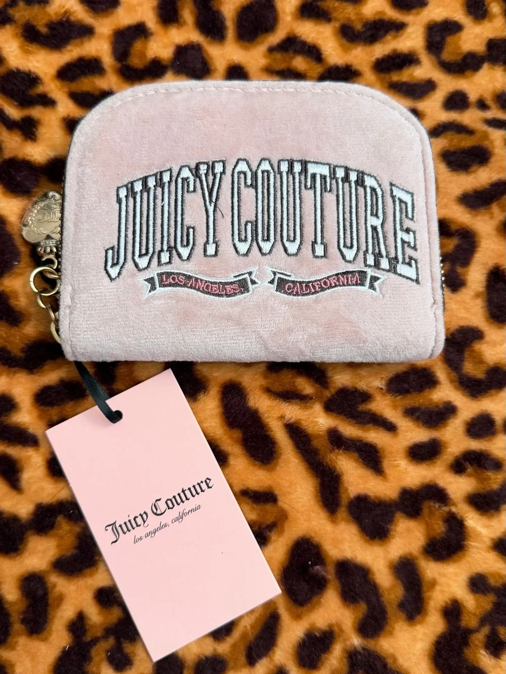 Juicy Couture Pink Velvet Coin Purse